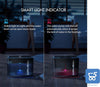 Fontana Per Cani E Gatti 2,5 Litri Con Luce A Led Spegnimento Automatico Traslucido Super Silenzioso (＜ 35 Db) Distributore Di Acqua Con 5 Filtri