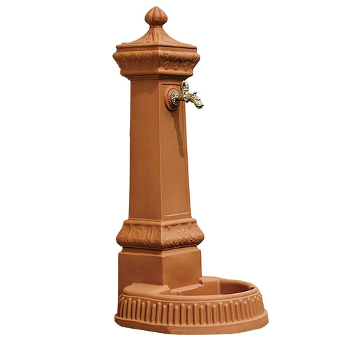 Fontana Brera in resina per esterno e giardino Made in Italy da 120 cm