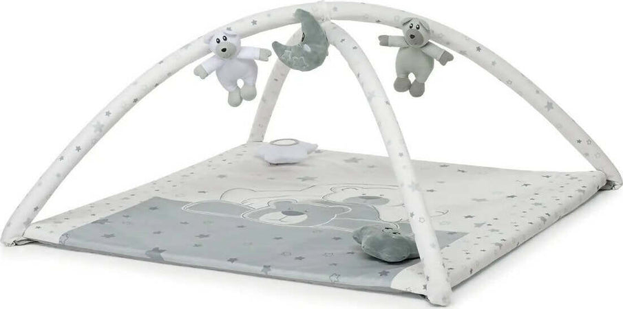 FOPPAPEDRETTI-Lettino-Da-Campeggio-Quadrato-Jubox-+-Tappeto-Gioco-Trainer-Palestrina-con-Peluche-Incluso-38-Cm-con-Borsa-Trasporto-Inclusa-Letto-Portatile-Per-Bambini-disponibile-in-vari-colori-Dolcestella-Augh