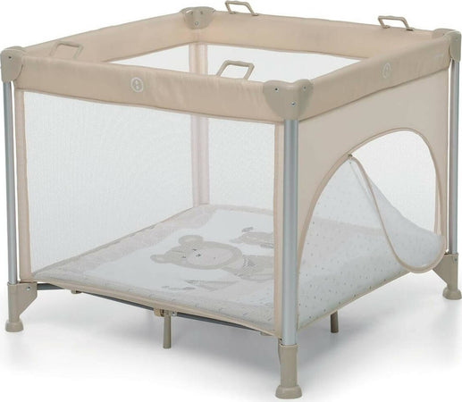 FOPPAPEDRETTI-Lettino-Da-Campeggio-Quadrato-Jubox-+-Tappeto-Gioco-Trainer-Palestrina-con-Peluche-Incluso-38-Cm-con-Borsa-Trasporto-Inclusa-Letto-Portatile-Per-Bambini-disponibile-in-vari-colori-Dolcestella-Augh