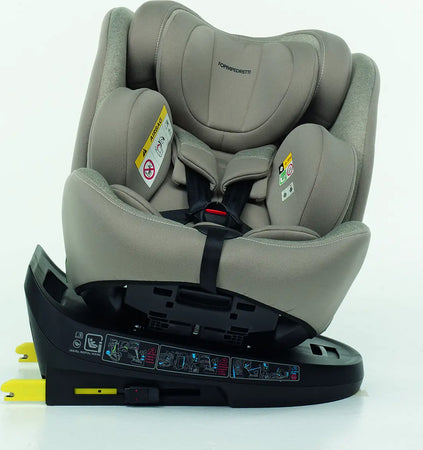 Foppapedretti Seggiolino Auto Circle I-Size Seggiolino Auto Girevole A 360° Per Bambini da 0 a 36 kg, da 0 a 12 anni, gruppo 0/1/2/3, tre colori: Sand, Carbon, Silver Prima infanzia/Seggiolini auto e accessori/Seggiolini auto Sanitaria Gioia del Bimbo - Villa San Giovanni, Commerciovirtuoso.it