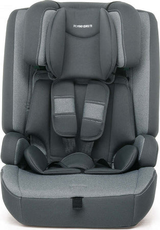 Foppapedretti-Seggiolino-Auto-Street-I-Size-Seggiolino-Auto-Per-Bambini-da-76-a-150cm,-Da-15-Mesi-A-12-Anni-Circa,-colore-Carbon,-Silver