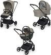 FOPPAPEDRETTI Sistema Combinato TicToc i-Size colore Desert - trio full - navicella, passeggino, ovetto seggiolino auto, base Elevo