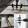Foralastra a compasso da 8 mm ideale per fori da 24 a 104 mm Fai da te/Utensili elettrici e a mano/Utensili elettrici/Frese verticali La Zappa - Altamura, Commerciovirtuoso.it