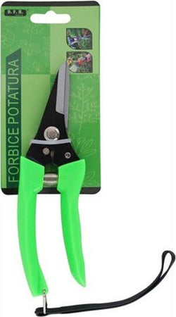 Forbici-Per-Potatura-Giardino-Piante-Manico-Antiscivolo-Molla-Di-Richiamo-17-Cm