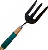 Forchetta-In-Acciaio-Manico-Legno-E-Gomma-Raccogli-Terra-Giardinaggio-Giardino