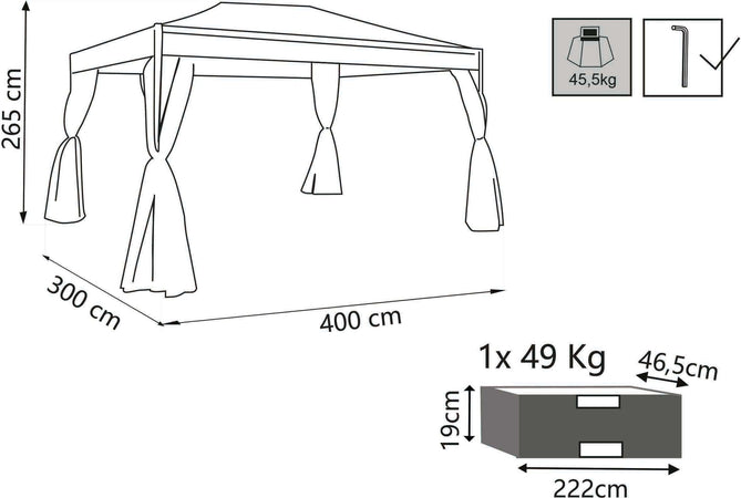 FORES---gazebo-da-giardino-3x4-in-metallo-completo-di-pareti-Antracite-Milani-Home