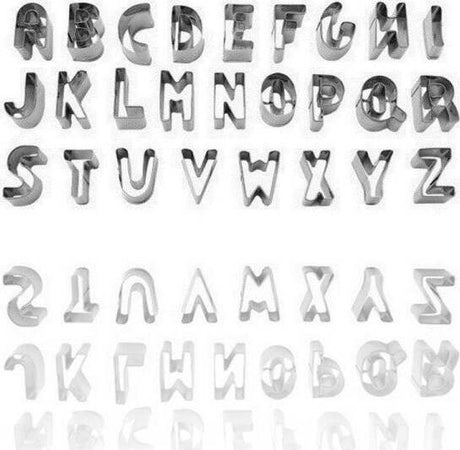 Formine-Per-Biscotti-Lettere-Alfabeto-Stampi-Dolci-Taglia-Pasta-Stampini