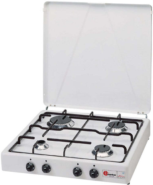 Fornello 4 fuochi a gas con Valvola di Sicurezza Gpl / Metano made in italy mod. 542GPS