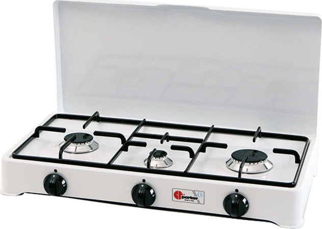 FORNELLO-A-GAS-3-FUOCHI-mod.-5328-CGP---cm-58-x-28-x-h-10-Parker