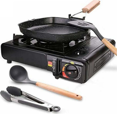 Fornello-a-Gas-butano-da-Campeggio-cucina-portatile-1-fuoco-valigetta-da-viaggio-bdz-155-A