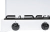 Fornello a gas da campeggio 4 fuochi con coperchio fiamma regolabile Sport e tempo libero/Attività ricreative all'aperto/Camping e outdoor/Cucine e accessori da campeggio/Fornelli La Zappa - Altamura, Commerciovirtuoso.it