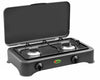FORNELLO A GAS METANO / GPL A 2 FUOCHI GRIGIO GRAFITE CFPARKER MOD. 5326GSP