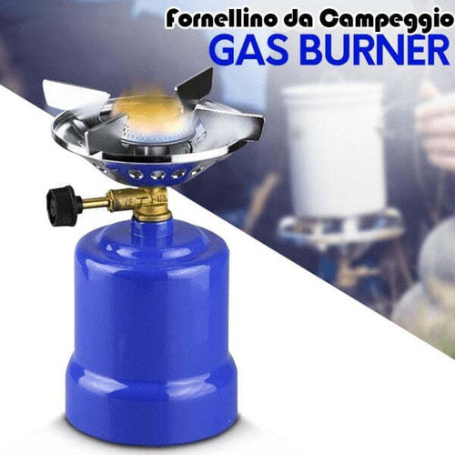Fornello-Gas-Portatile-Fornellino-Per-Campeggio-Camping-Da-Viaggio-Di-Emergenza