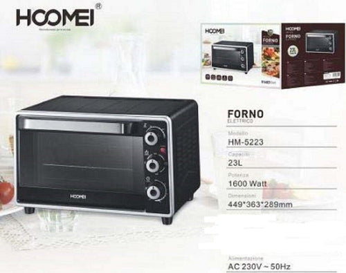 Fornetto Elettrico 23litri 1600watt Forno Con Luce Timer E Termostato Cucina Microonde Trade Shop italia - Napoli, Commerciovirtuoso.it