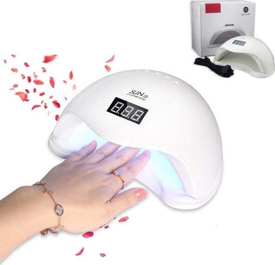 Fornetto-Led-Uv-48w-24-Led-Per-Ricostruzione-Colata-Gel-Unghie-Unghia-Nail