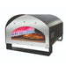 Forno a gas per pizze in acciaio inox da esterno con piedi pieghevoli Made in Italy