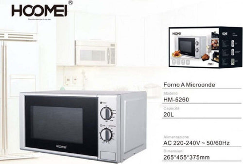 Forno A Microonde 700 Watt Capacita' 20 Litri Con Piatto Girevole Varie Funzioni Casa e cucina/Elettrodomestici per la cucina/Forni a microonde/Forni a microonde standard Trade Shop italia - Napoli, Commerciovirtuoso.it