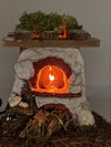 Forno con fuoco funzionante elettrico realizzato a mano per presepe natalizio 18 x 16 x h16 cm Casa e cucina/Decorazioni per interni/Addobbi e decorazioni per ricorrenze/Decorazioni natalizie/Presepi/Statuine e fondali per il presepe MagiediNatale.it - Altamura, Commerciovirtuoso.it