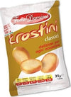 Forno Damiani 50x Crostini Gusto Classico 35 Gr Croccantelle Bruschette Snack Salato per Aperitivo Confezione 50 Pezzi Alimentari e cura della casa/Pasticceria e prodotti da forno/Grissini taralli e fette biscottate Franco Pausa Caffè - Albano Laziale, Commerciovirtuoso.it