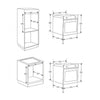 Forno elettrico Candy 65 litri avena FCC604NAV classe A+