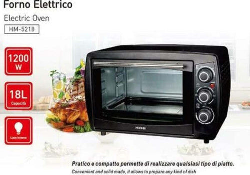Forno-Fornetto-Elettrico-1200-Watt-18-Litri-Luce-Interna-Timer-E-Termostato
