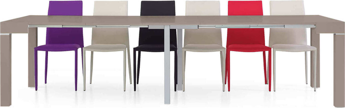 FOSTER---tavolo-a-consolle-in-laminato-90x50/100/150/200/250/300-Tortora-Milani-Home