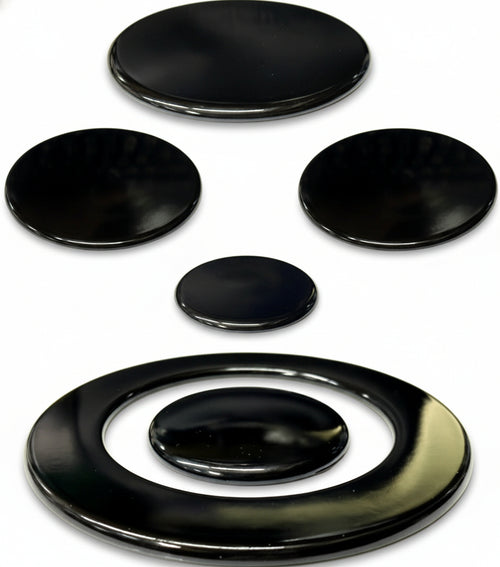 FOSTER KIT PIATTELLI SPARTIFIAMMA BRUCIATORI CUCINA 5 FUOCHI NERI FORNELLI Casa e cucina/Utensili da cucina/Bruciatori da cucina Rossi Ricambi - Venetico Marina, Commerciovirtuoso.it