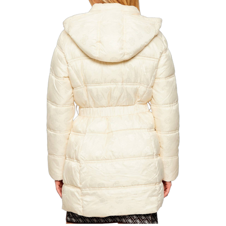 Guess piumino puffer lungo vaniglia IMMA W5BL44W2912G1F7