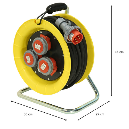 AVVOLGICAVO TERMOPL. 3P+T 16A 400V 30MT IP67