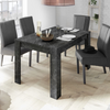 Tavolo Gliese con gambe e piano in MDF, design moderno, per arredo interno 137/185 x 90 h 76 cm