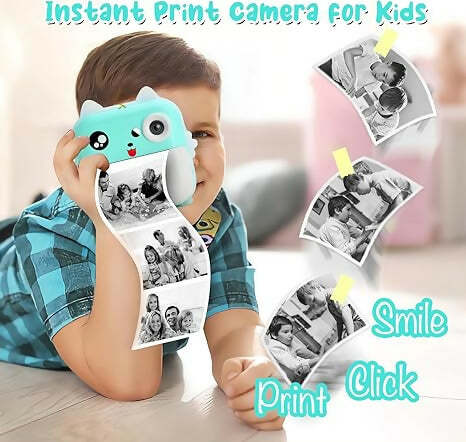 Fotocamera-Digitale-Per-Bambini-Con-Stampante-Termica-Istantanea