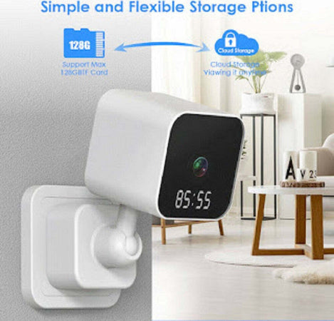 Fotocamera Hd 1080p Wifi Sicurezza Ip Home Cam Visione Notturna Orologio Q-sx909 Fai da te/Sicurezza e protezione/Sistemi di sicurezza domestica/Kit video per la sicurezza domestica/Videocamere di sorveglianza/Dom camera Trade Shop italia - Napoli, Commerciovirtuoso.it