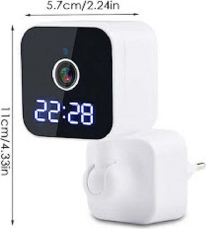 Fotocamera Hd 1080p Wifi Sicurezza Ip Home Cam Visione Notturna Orologio Q-sx909 Fai da te/Sicurezza e protezione/Sistemi di sicurezza domestica/Kit video per la sicurezza domestica/Videocamere di sorveglianza/Dom camera Trade Shop italia - Napoli, Commerciovirtuoso.it