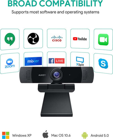 Fotocamere e Videocamere AUK WEBCAM LIVESTREAMING MIC 1080P PCLM1 Elettronica/Informatica/Accessori/Accessori per audio e video/Webcam e periferiche VoIP Scontolo.net - Potenza, Commerciovirtuoso.it