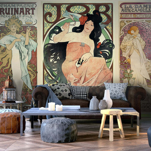 Fotomurale-Alphonse-Mucha.-Women's