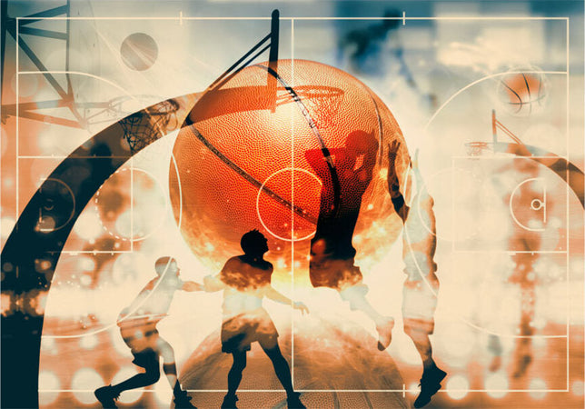 Fotomurale-Amo-il-basket!