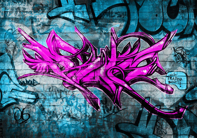 Fotomurale-Anonymous-graffiti