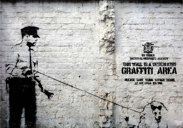 Fotomurale-Banksy-Graffiti-Area