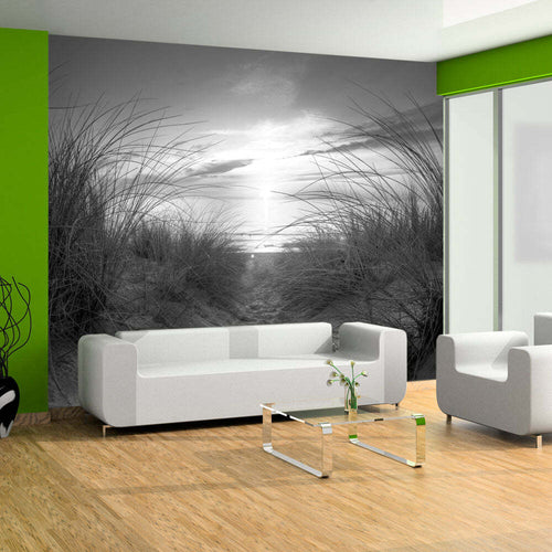 Fotomurale-beach-(black-and-white)