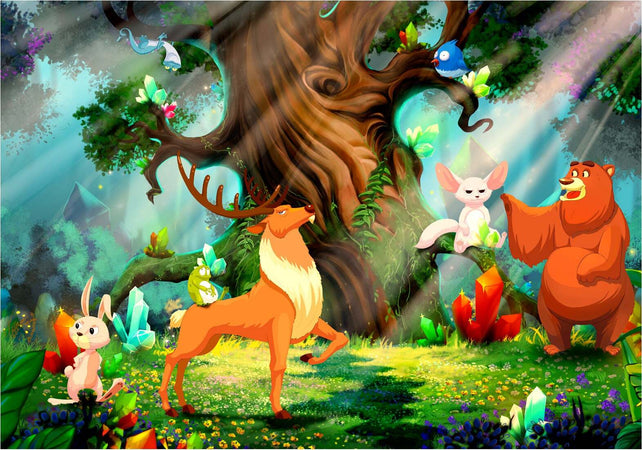 Fotomurale-Bear-and-Friends
