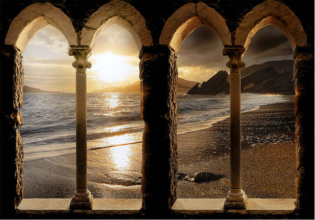 Fotomurale-Castello-sulla-sabbia