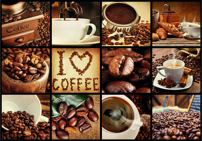 Fotomurale-Coffee-Collage