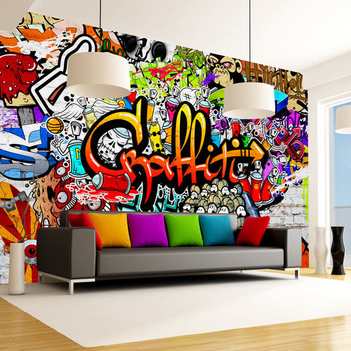 Fotomurale-Colorful-Graffiti