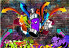 Fotomurale-Graffiti:-Colourful-attack