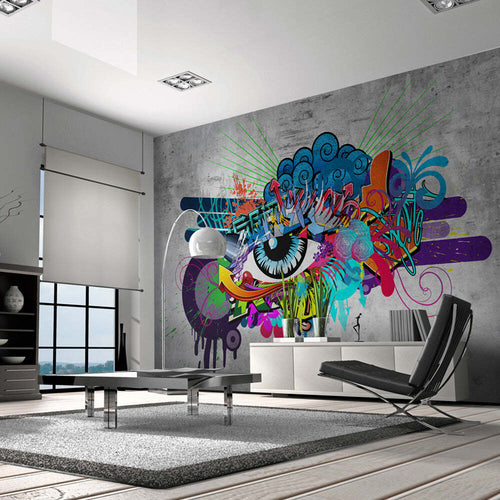 Fotomurale-Graffiti-eye