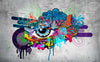 Fotomurale-Graffiti-eye