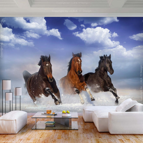 Fotomurale-Horses-in-the-Snow
