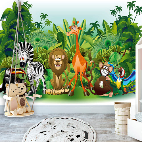 Fotomurale-Jungle-Animals