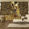 Fotomurale-Klimt-inspiration-Golden-Kiss